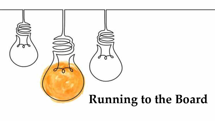 فكرة Running to the Board