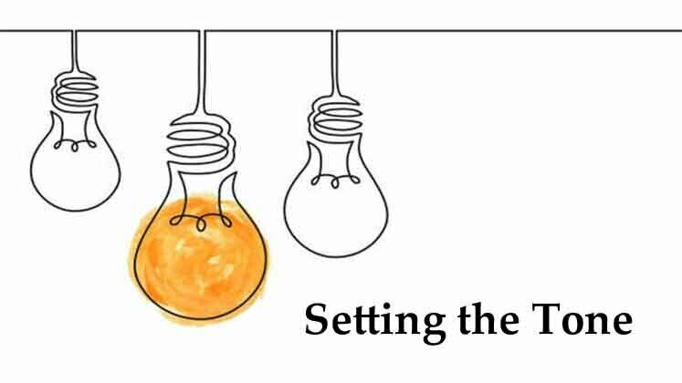 فكرة Setting the Tone