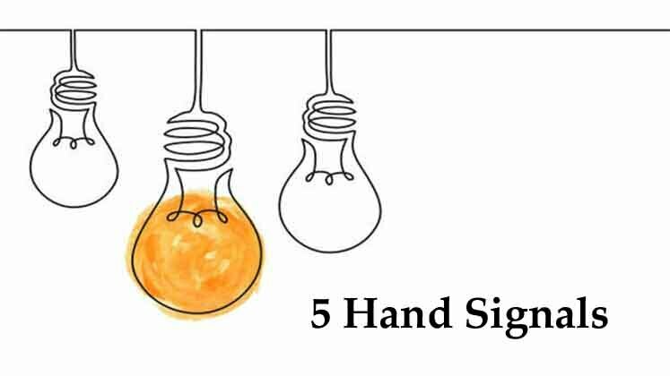 فكرة 5 Hand Signals